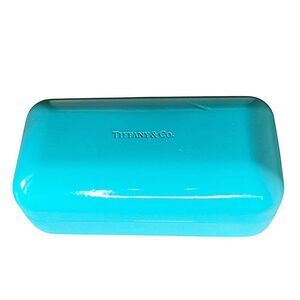 Tiffany & Co Sunglasses Case Hard Shell Hardcase Clamshell Blue